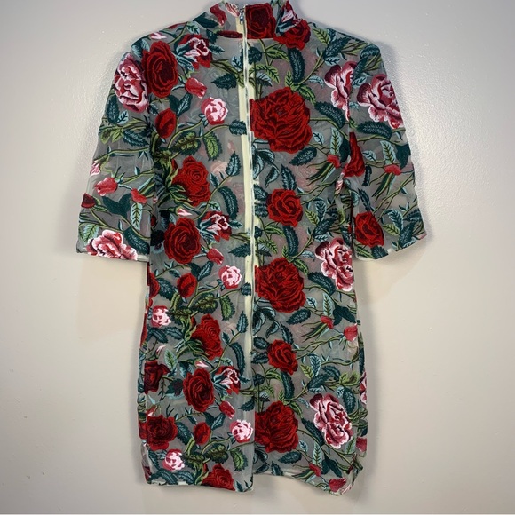 NOVA Luxe Renee Embroidered Mini Dress - Picture 9 of 14